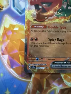 Pokemon TCG Scovillain ex 037/191 2024 Surging Sparks Double Rare Card - NM - Image 4