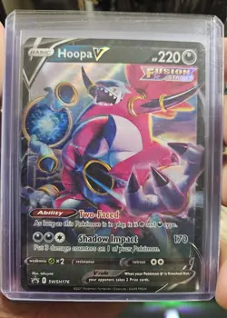 Hoopa V SWSH176 SWSH: Sword & Shield Promo Card Holo NM - Image 1