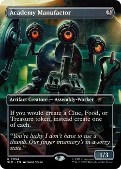 Academy Manufactor Fallout Secret Lair NM MTG - Image 1
