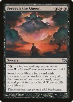 MTG BESEECH THE QUEEN Shadowmoor - Image 1