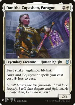 Danitha Capashen, Paragon 1x MtG Mystery Booster List MB1 SP/NM - Image 1