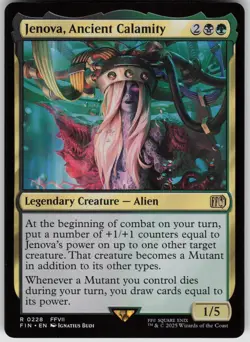 MTG Jenova, Ancient Calamity Normal NM FINAL FANTASY Magic 228 - Image 1