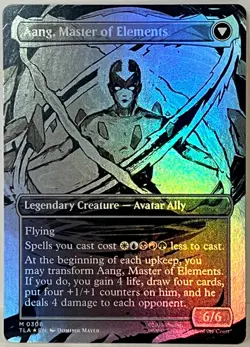 Avatar Aang (Foil) (Borderless) Avatar: The Last Airbender Magic The Gathering - Image 2