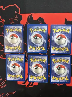 Lot Of 6 Vintage Base Set 2 Pokemon Cards WOTC Old School Non Holo - Image 2
