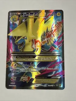 Mega M Manectric EX Full Art 24a/119 Pokemon Phantom Forces Ultra Rare Holo 2017 - Image 1