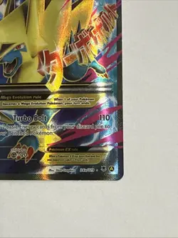 Mega M Manectric EX Full Art 24a/119 Pokemon Phantom Forces Ultra Rare Holo 2017 - Image 3