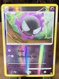 Pokemon Gastly 64/99 Arceus Reverse Holo English - LP - Image 1