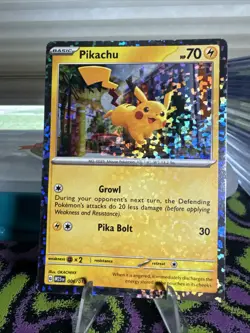 Pikachu 2023 McDonalds Holo #006/015 Pokemon Card TCG NM - Image 1