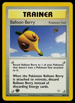 Pokemon Card Balloon Berry 60/64 Neo Revelation 1st Edition - Image 1