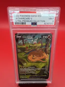 Charizard V SWSH260 (2022 SWSH Promo) Full Art Holo PSA 9 Pokemon TCG - Image 1