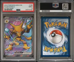 PSA 9 Pokemon TCG Alakazam ex Scarlet & Violet - 151 188/165 Holo Ultra Rare - Image 3