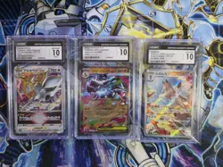 Lot Of CGC Gem Mint Graded Pokemon Slabs, Charizard, Lycanroc, Arceus - Image 1