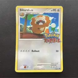 Pokemon Bibarel 16/16 Rumble Promo Holo Stamped Card Rollout 50 English 2009 - Image 1