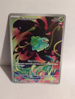 POKEMON Mega Evolution BULBASAUR 133/132 Illustration Rare - Image 1