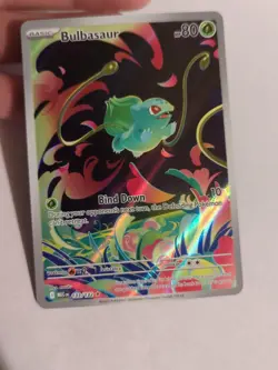 POKEMON Mega Evolution BULBASAUR 133/132 Illustration Rare - Image 2