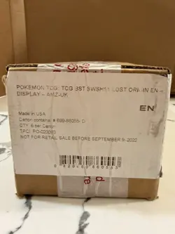 Pokemon Sword & Shield Lost Origin 1st Print Booster Box Sealed Case of 6 Mint - Image 4