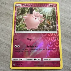 Pokemon CLEFAIRY 88/145 - Guardians Rising Rev Holo - NEAR MINT - Image 1