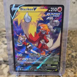 Pokemon Blaziken V TG14/TG30 Silver Tempest Ultra Rare Full Art Holo - Image 1