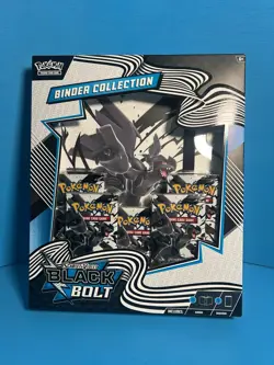 Pokemon TCG Scarlet Violet Black Bolt White Flare Binder Collection - Image 1