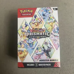 Pokemon TCG Scarlet & Violet Prismatic Evolutions 6 Pack Booster Bundle SEALED! - Image 1