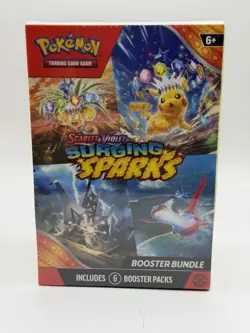 Pokemon TCG Scarlet/Violet Surging Sparks Booster Bundle 6 Booster Packs SEALED - Image 1