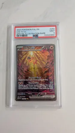 Chi-Yu ex 259/193 Special Illustration Rare PSA 9 Pokemon TCG SV02 Paldea Evolve - Image 1