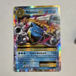 Pokemon Mega Blastoise EX 22/108 Evolutions Ultra Rare 220 HP Holo - Image 1