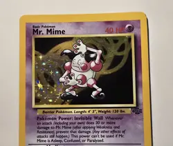 Pokemon Mr. Mime #6 Jungle Holo- MP - Image 2
