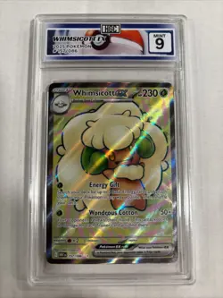 2025 Pokemon Whimsicott Ex #157 HGC 9 (sb5) - Image 1