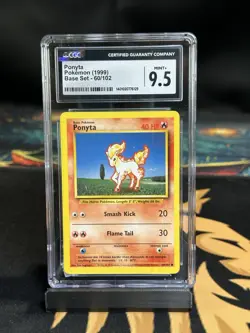 Ponyta Pokemon (1999) Base Set - 60/102 CGC MINT+ 9.5 - Image 1