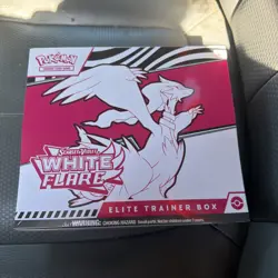 White Flare Elite Trainer Box Factory Sealed ETB Pokemon TCG Scarlet & Violet - Image 1
