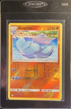 Quagsire Reverse Holo Rare 97/214 Pokemon TCG Sun & Moon Unbroken Bonds NM - Image 3