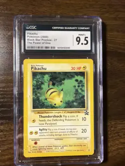 Pokemon TCG Pikachu Black Star Promo 27 - Image 1