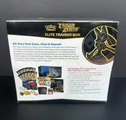 POKEMON CROWN ZENITH ELITE TRAINER BOX SEALED ETB Sealed (Small Tear) - Image 4