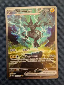 Pokemon TCG Zekrom ex 166/086 Ultra Rare Black Bolt | MINT / NM - Image 2