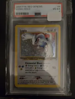 2000 Lugia 9/111 Neo Genesis Holo - PSA Grade 4 - Pokemon - Image 1