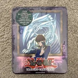 Konami Yu-Gi-Oh! Kaiba Collectible Tin Sealed 2002 English Seto Kaiba Blue-Eyes - Image 1