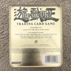 Konami Yu-Gi-Oh! Kaiba Collectible Tin Sealed 2002 English Seto Kaiba Blue-Eyes - Image 2