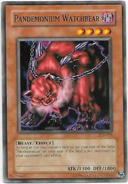 Pandemonium Watchbear DCR-058 1st Edition Near Mint Common Yu-Gi-Oh! - Image 1