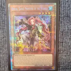 Yu-Gi-Oh! Emilia, Dance Priestess of the Nekroz Starlight rare BLMM 1st ed - Image 1