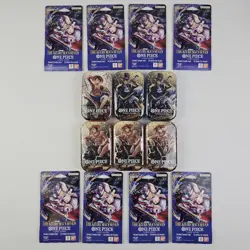 One Piece TCG Mini Tin Pack Set Vol.2 TS-02 Lot 6 and 8 Lot OP14-EB04 New Sealed - Image 1