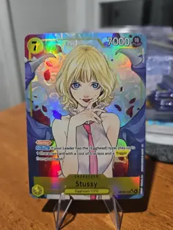Stussy OP13-110 SR Alternative Art Carrying On His Will One Piece TCG - Image 1