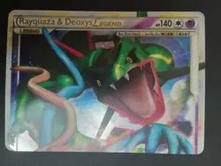 Pokemon TCG Rayquaza & Deoxys Legend Top 89/90 HGSS Undaunted Ultra Rare Holo NM - Image 1