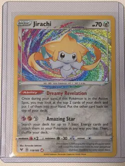 Pokemon Jirachi 119/185 Amazing Rare Vivid Voltage - Image 1