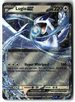 Lugia ex ⭐ 082/131 Holo Double Rare Prismatic Evolutions 2025 Pokemon NM - Image 1
