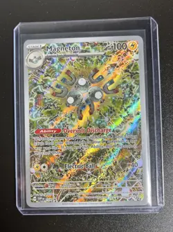 Magneton 159 Pokemon TCG Scarlet & Violet Black Star Promo Full Art Holo - Image 1