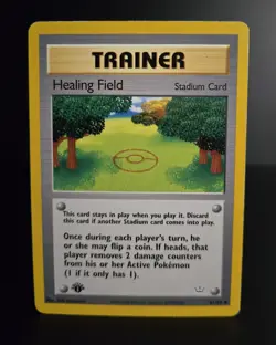 Pokemon TCG - HEALING FIELD - 1ST EDITION - 61/64 - NEO REVELATION (2001) - MP - Image 1