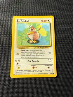 Farfetch’d 27/102 - Pokemon Base Set Unlimited LP 1 - Image 1