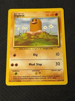 Diglett 47/102 - Pokemon Base Set Unlimited 4 - Image 1