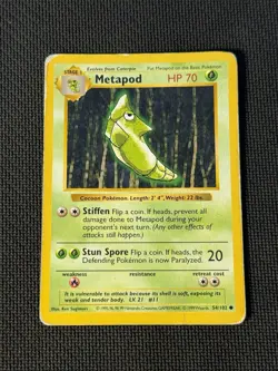 Metapod 54/102 - Shadowless - Pokemon Base Set - Image 1
